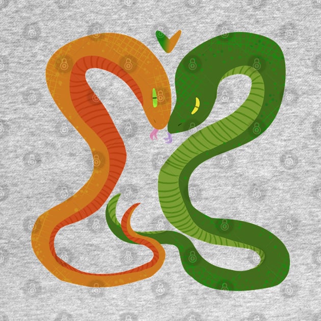 Snake Couple by VazMas Design